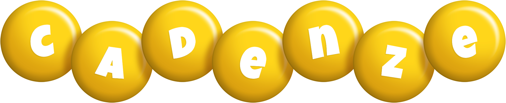 Cadenze candy-yellow logo
