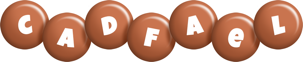 Cadfael candy-brown logo