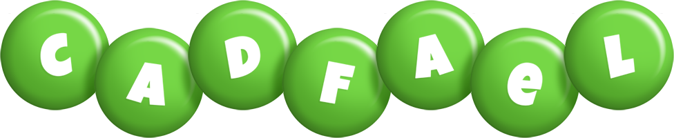 Cadfael candy-green logo