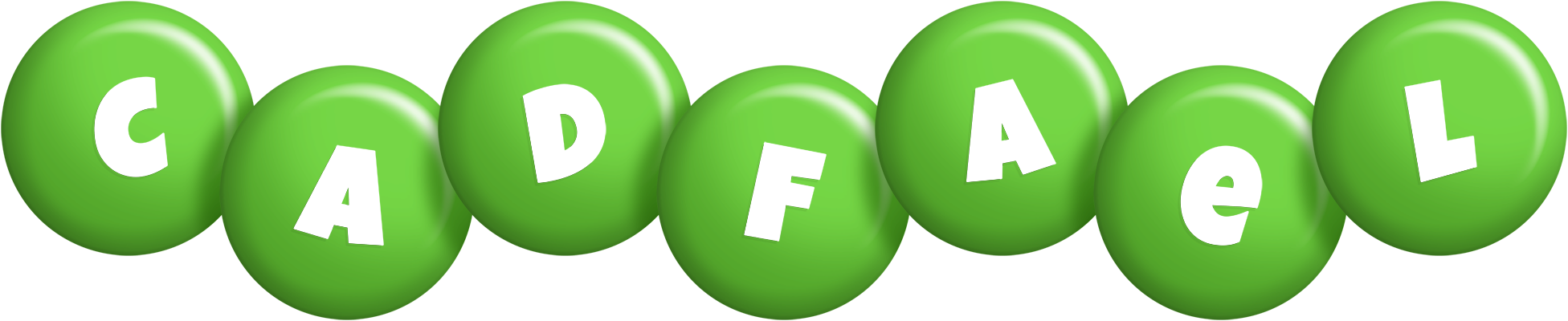 Cadfael candy-green logo