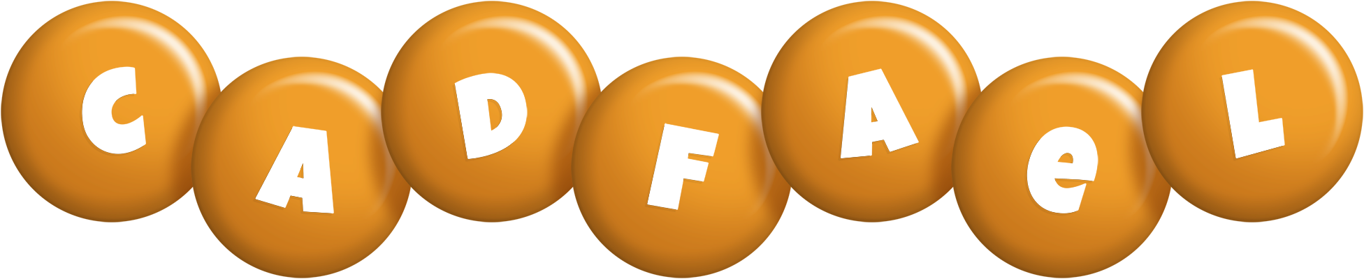 Cadfael candy-orange logo