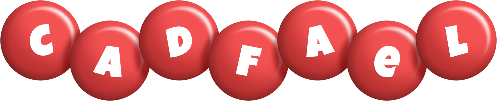 Cadfael candy-red logo