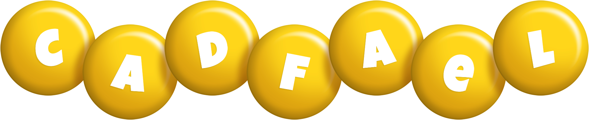 Cadfael candy-yellow logo