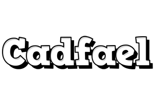 Cadfael snowing logo