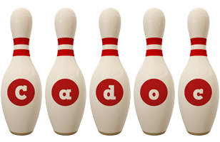 Cadoc bowling-pin logo