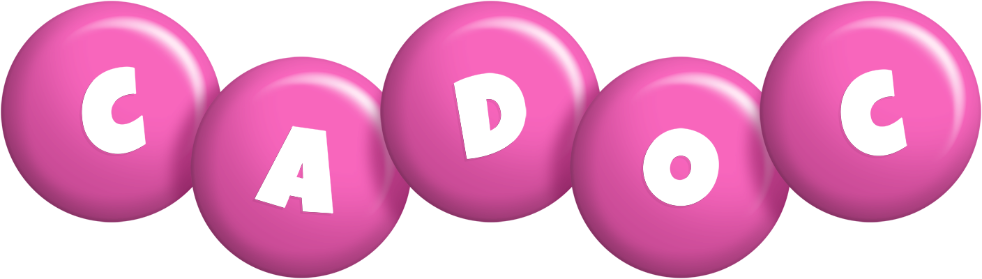 Cadoc candy-pink logo