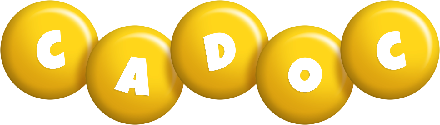 Cadoc candy-yellow logo