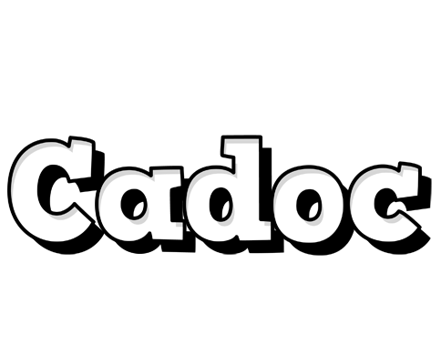 Cadoc snowing logo