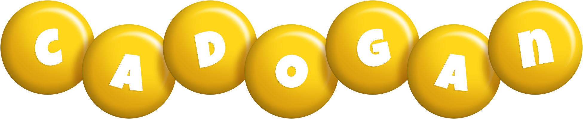 Cadogan candy-yellow logo