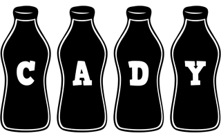 Cady bottle logo