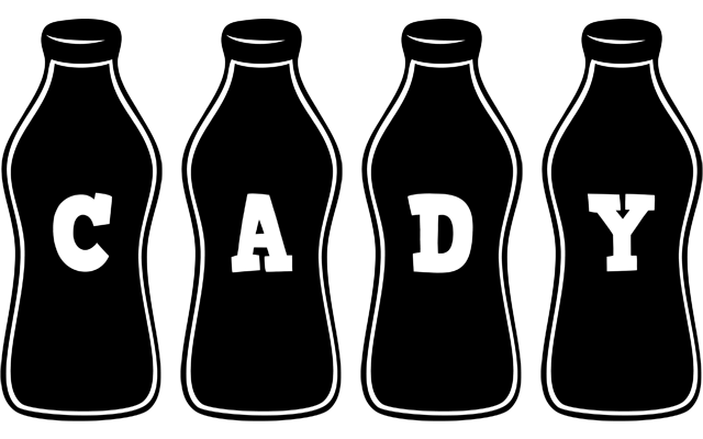 Cady bottle logo