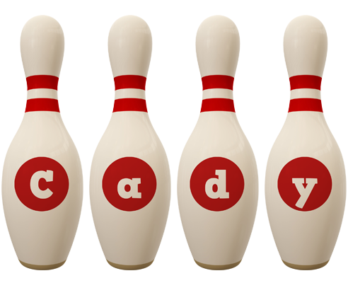 Cady bowling-pin logo