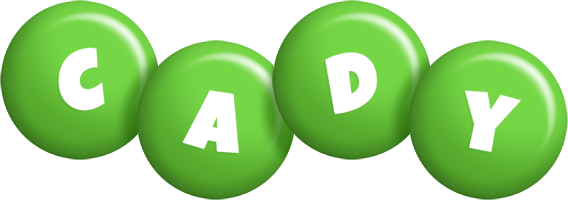 Cady candy-green logo