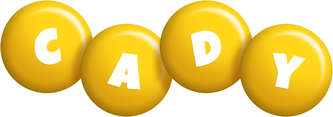 Cady candy-yellow logo