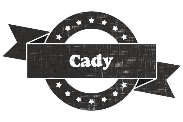Cady grunge logo