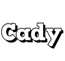 Cady snowing logo