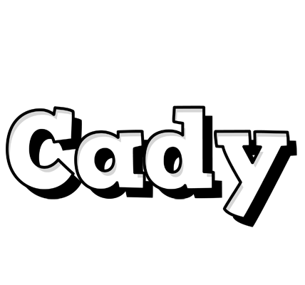 Cady snowing logo