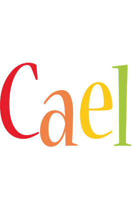 Cael birthday logo