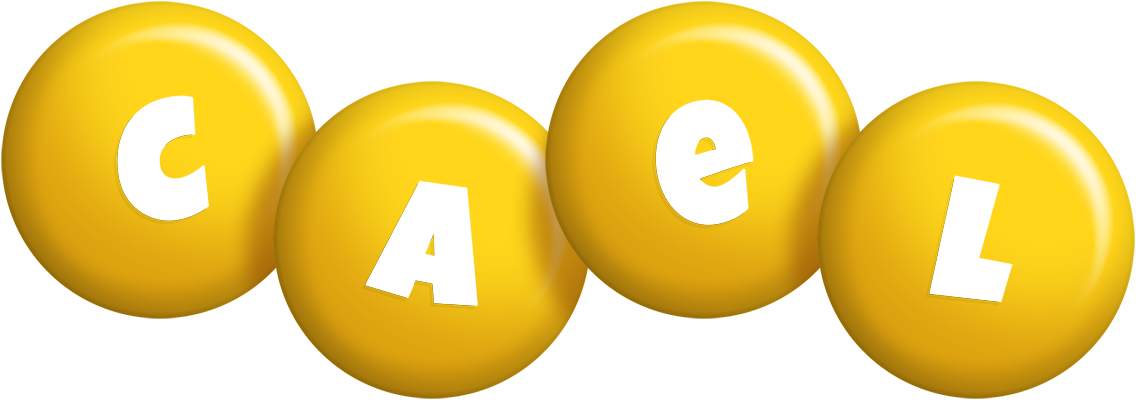 Cael candy-yellow logo