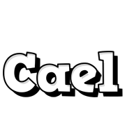 Cael snowing logo