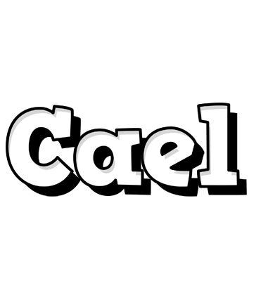 Cael snowing logo
