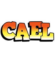 Cael sunset logo