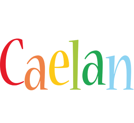 Caelan birthday logo