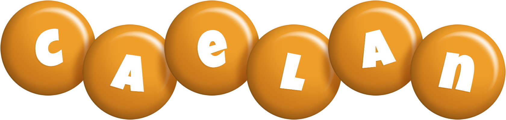 Caelan candy-orange logo