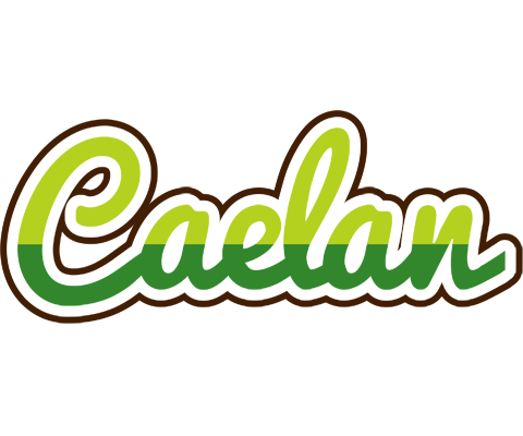 Caelan golfing logo