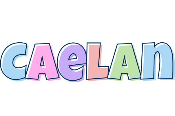 Caelan pastel logo