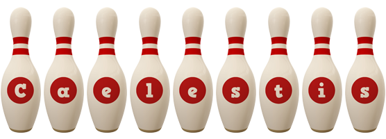 Caelestis bowling-pin logo