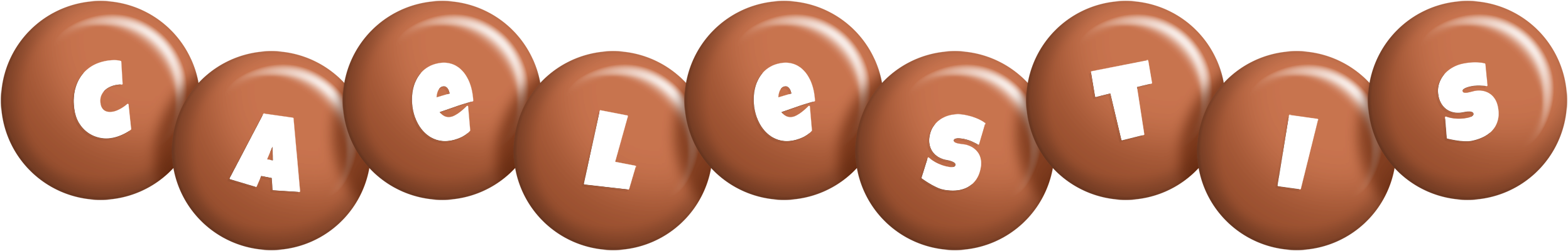 Caelestis candy-brown logo