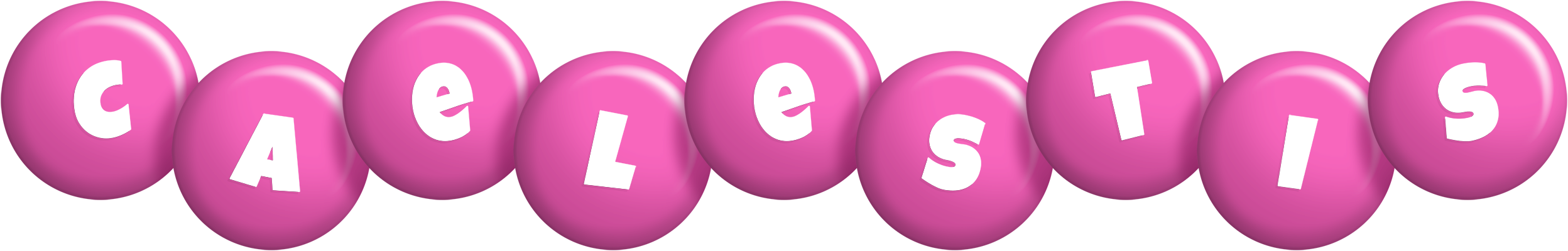 Caelestis candy-pink logo