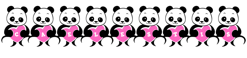 Caelestis love-panda logo