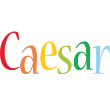 Caesar birthday logo