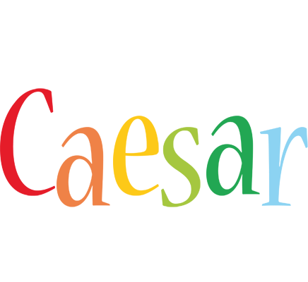 Caesar birthday logo