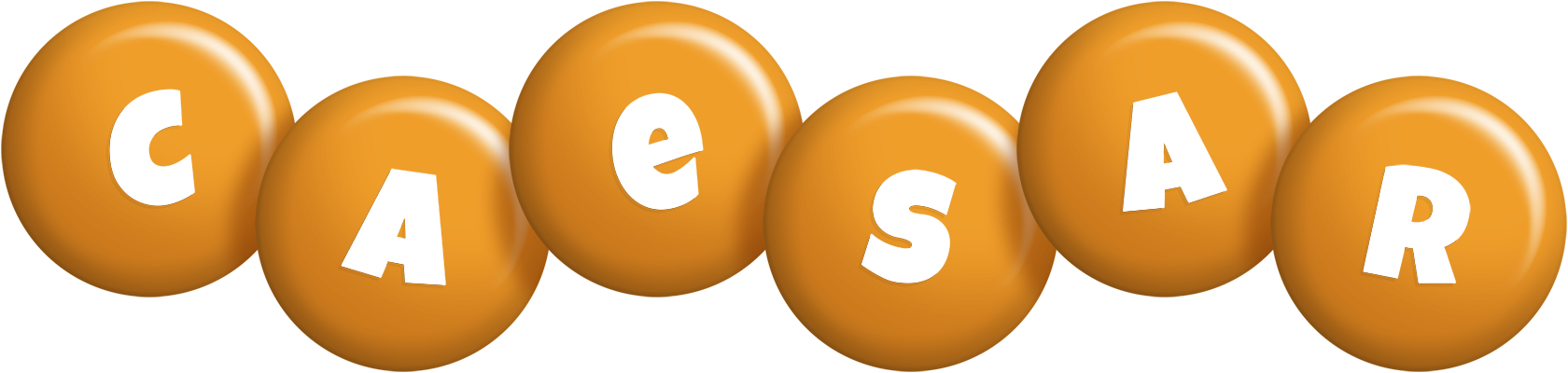 Caesar candy-orange logo