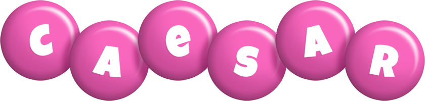 Caesar candy-pink logo