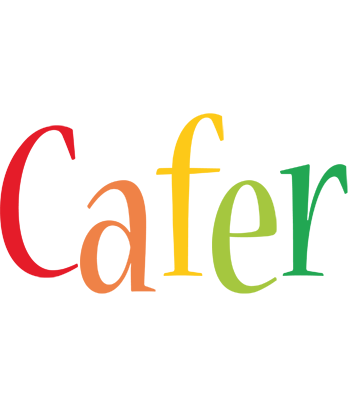 Cafer birthday logo