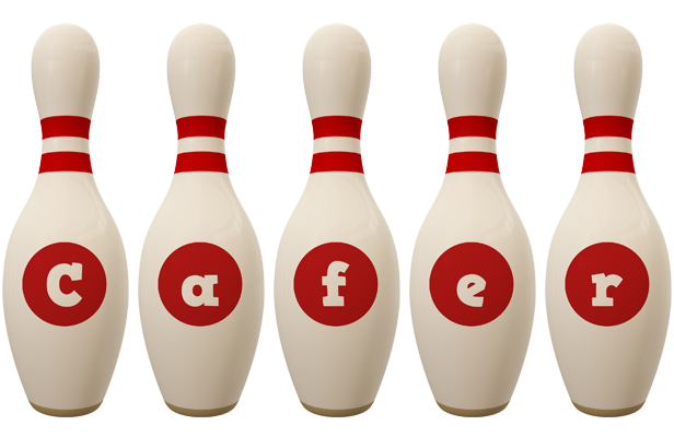 Cafer bowling-pin logo