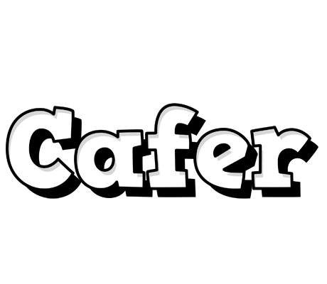 Cafer snowing logo
