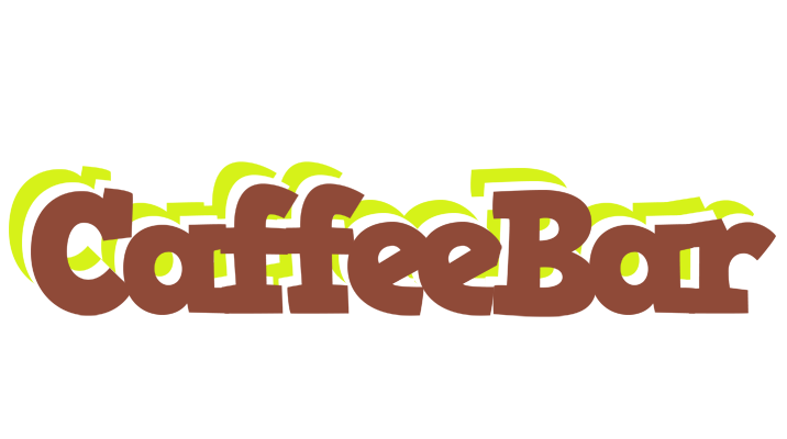 CAFFEEBAR logo effect. Colorful text effects in various flavors. Customize your own text here: https://www.textgiraffe.com/logos/caffeebar/