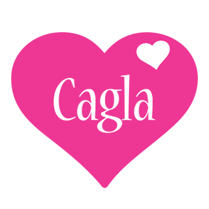 Cagla love-heart logo