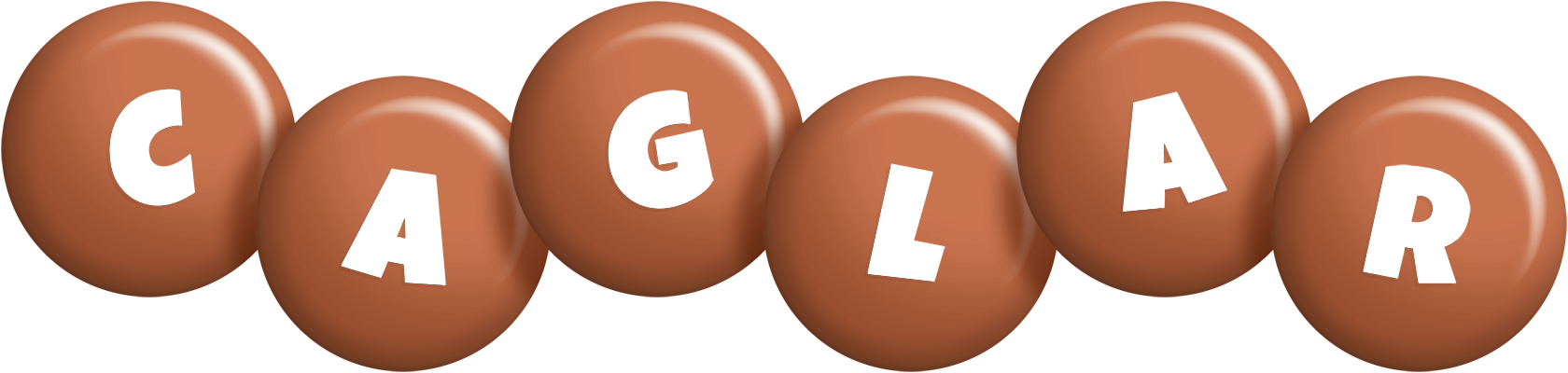 Caglar candy-brown logo