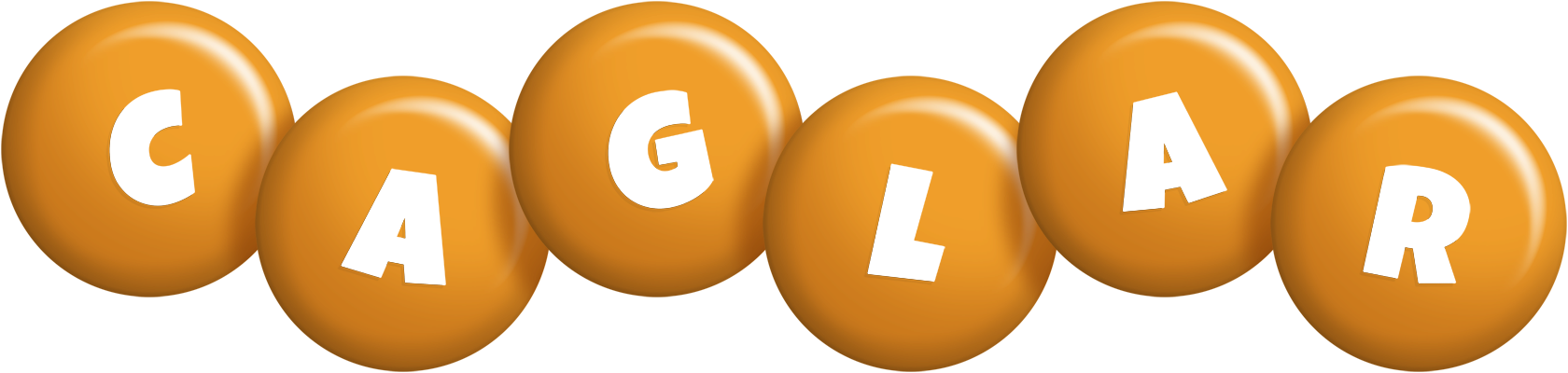 Caglar candy-orange logo