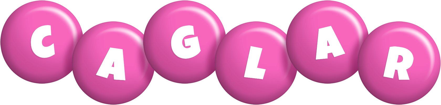 Caglar candy-pink logo