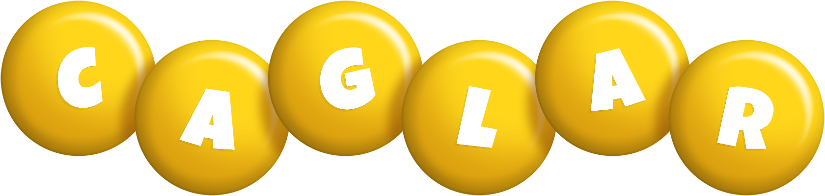 Caglar candy-yellow logo