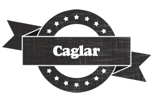 Caglar grunge logo