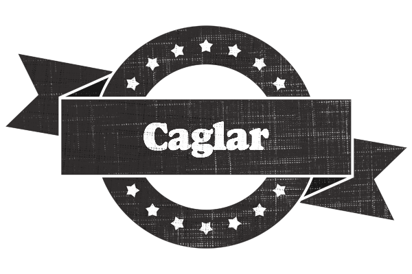 Caglar grunge logo