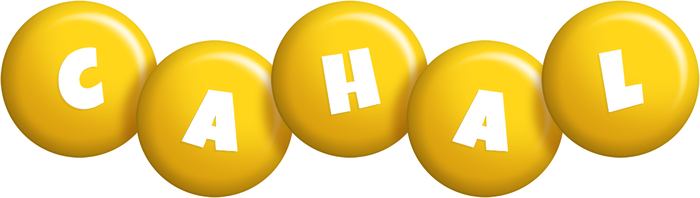 Cahal candy-yellow logo